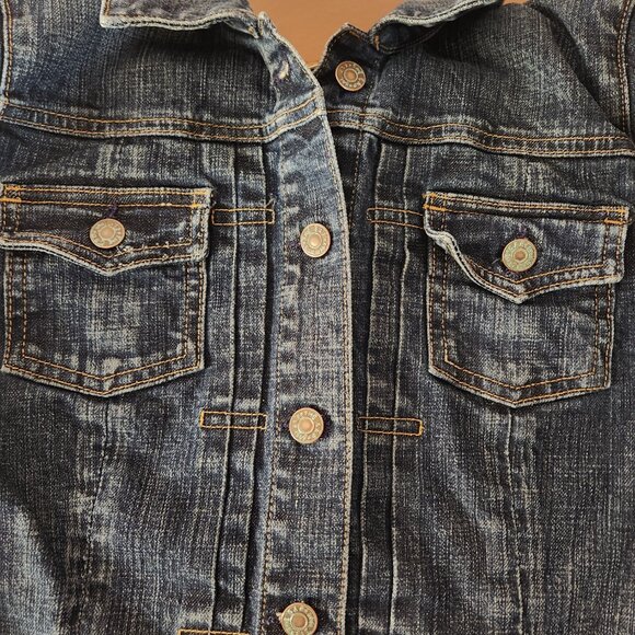 Y2K Vintage 1969 Pleated Genuine Jean Jacket Size Small (Made in the US) - Picture 11 of 13